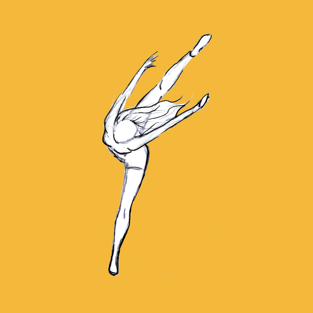 Dancer Dive! by HaleyHowardArt