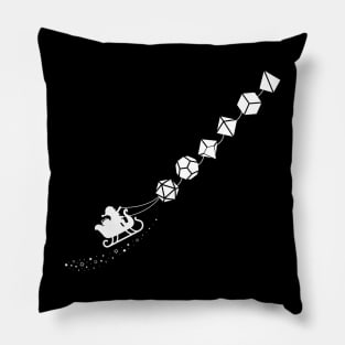 Geeky Polyhedral Dice Set Christmas Special Tabletop RPG Gaming Pillow