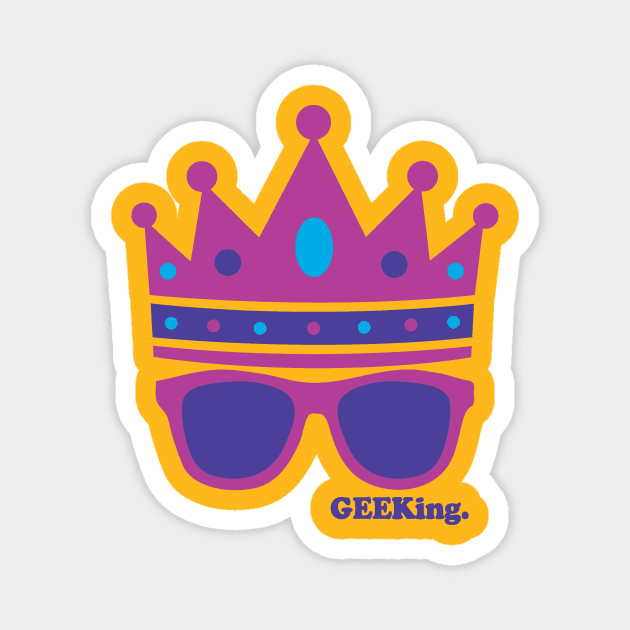 Triple Crown & Specs (Purple, Teal, Laker Blue) Magnet by GEEKing Official