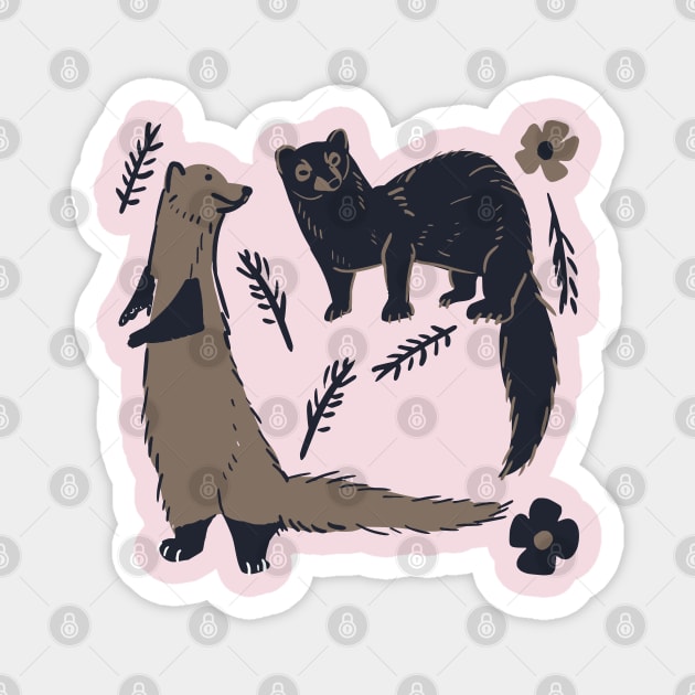 Fisher Martens Pattern in pink Magnet by belettelepink