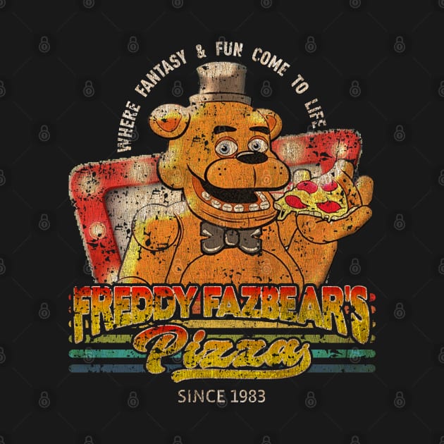 Vintage Freddy Fazbear's Pizza 1983 by Super Dream Paradise 