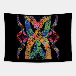 abstract geometric path Tapestry