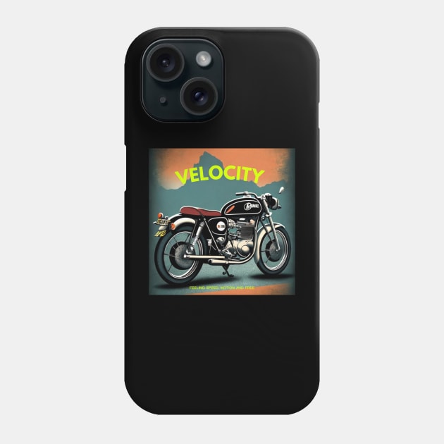 Bikers Velocity Phone Case by Proway Design