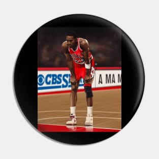 BASKETBALLART - GOAT BE A MAN Pin