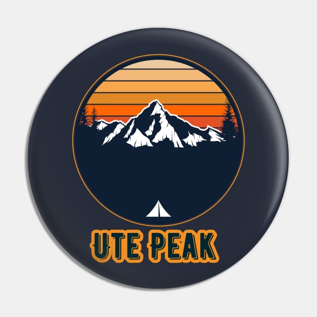 Ute Peak Pin by Canada Cities