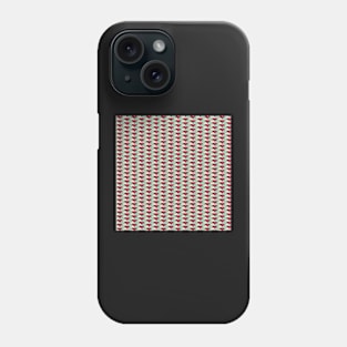 Red Lips Pattern with Green Phone Case