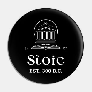 Stoic Classic Pin