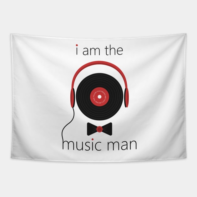 The Music Man Tapestry by edycibrian