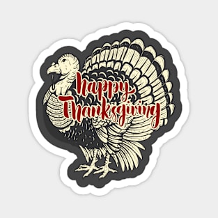 Happy Thanksgiving Magnet