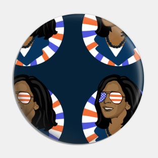 Kamala Harris Patriotic Pin