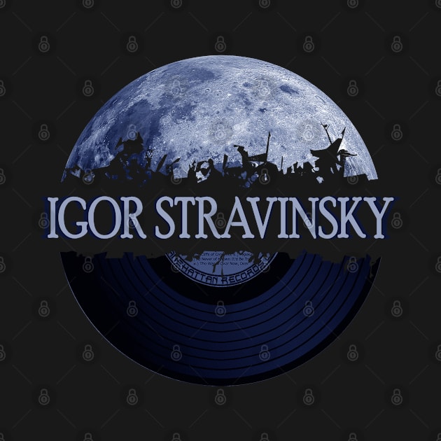 Igor Stravinsky blue moon vinyl by hany moon