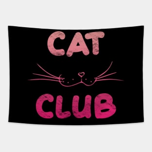 Cat Club - Pink Tapestry