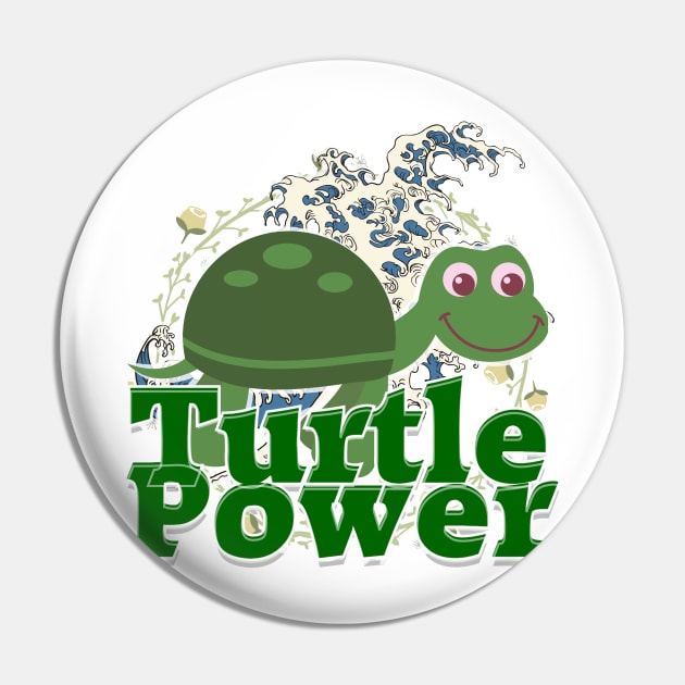 Turtle Power Pin by trubble