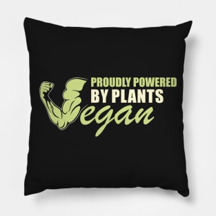 Proudly Powered by Plants Pillow