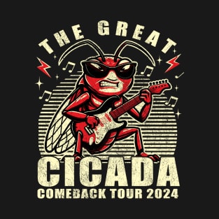 The Great Cicada Comeback Tour 2024 T-Shirt