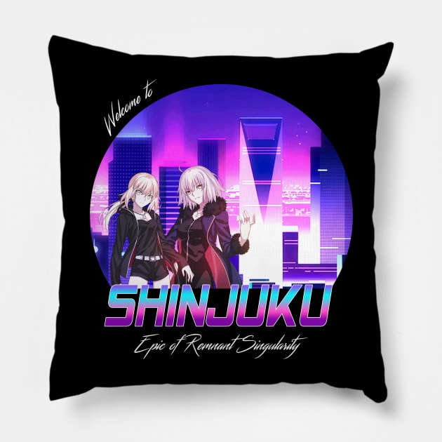 FGO - vaporwave Pillow by xEmiya