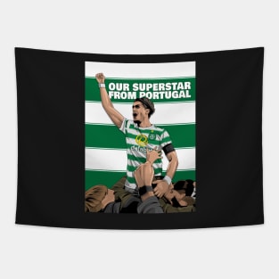 Our Superstar From Portugal - Jota On The Wing Tapestry