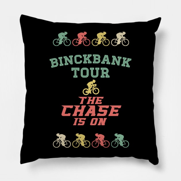 BinckBank Tour For all the fans of sports and cycling Pillow by Naumovski