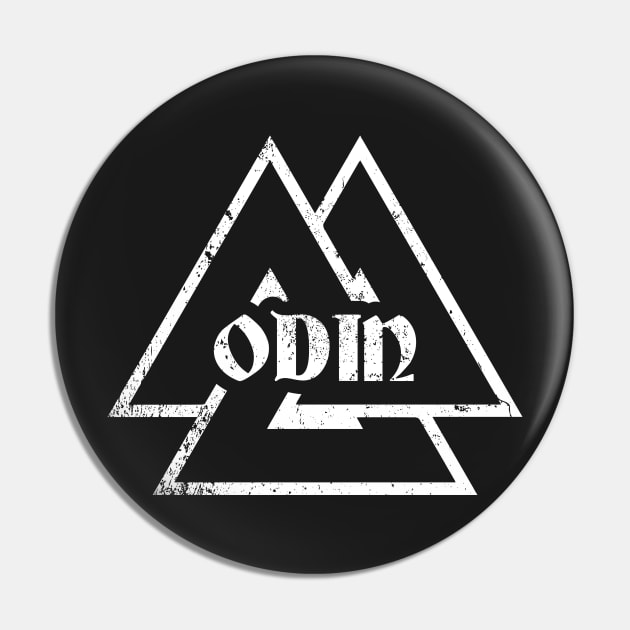 Odin Wodan Valknut Symbol Viking Norse Valhalla Edda Ragnar Shirt Pin by stearman