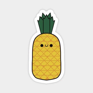 Cute Pineapple - Kawaii Pineapple Magnet