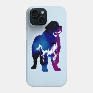 Neapolitan Mastiff Minimal Outline Graphic Phone Case