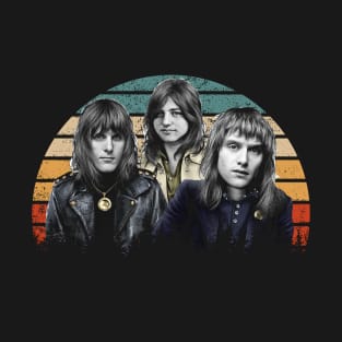 Progressive Threads Emerson, Lake Band T-Shirts, Elevate Your Style with Symphonic Rock Elegance T-Shirt