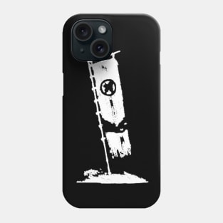 Ghost of tsushima, flag (white) Phone Case