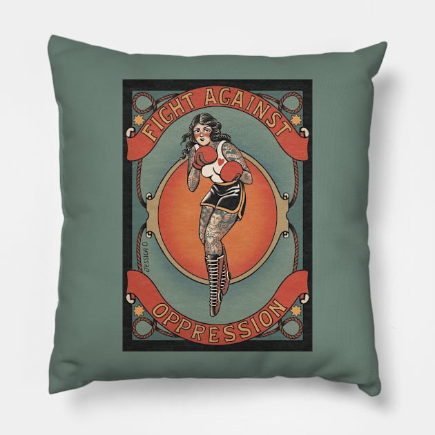 Fight Against Oppression 2 Pillow by ohjessica-o