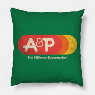 A and P Supermarket Pillow