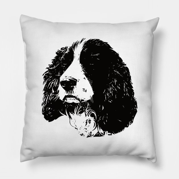 English Springer Spaniel ESS Pillow by DoggyStyles