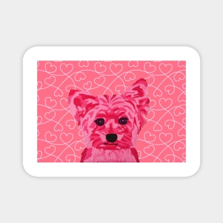 Kate Yorkie by Pinky Heart Wallpaper Magnet