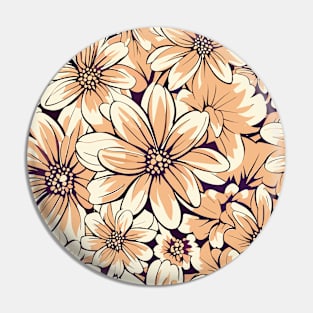 Flowers pattern  colours Pin