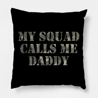 Funny Army Camouflage Military Dad Pillow