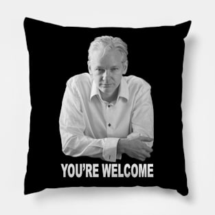 Julian Assange Pillow