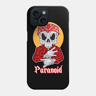 Skull Gangsta Paranoid Phone Case