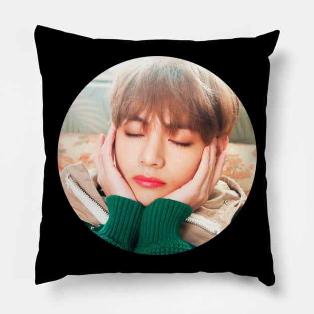 BTS Taehyung V Pillow by jihyeon1206