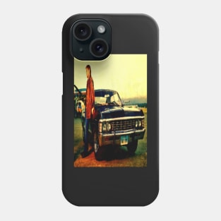 supernatural tv dean baby impala fan art Phone Case