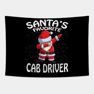 Santas Favorite Cab Driver Christmas Tapestry