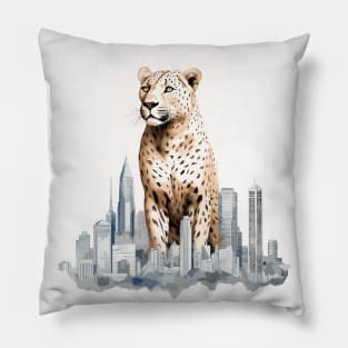 Panther Predator Animal Beauty Nature Wildlife Discovery Pillow