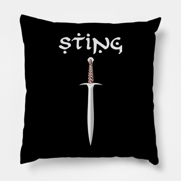 Sting Pillow by OutlineArt