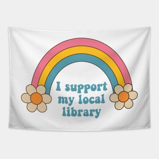 I Support My Library Sticker Book Aesthetic Vinyl Sticker Laptop Sticker Book Stickers Book Lover Gifts Stickers Laptop Bookish Sticker Pack Tapestry