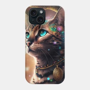 Luminous Bengal Cat Phone Case