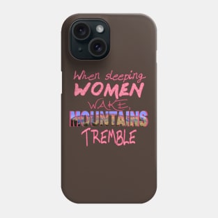 Sleeping Women Wake Phone Case