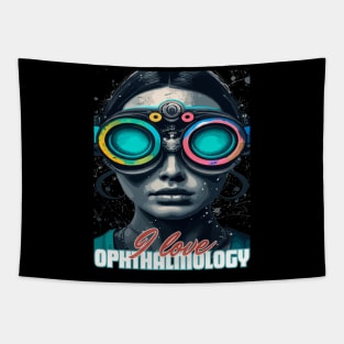 I love Ophthalmology Tapestry