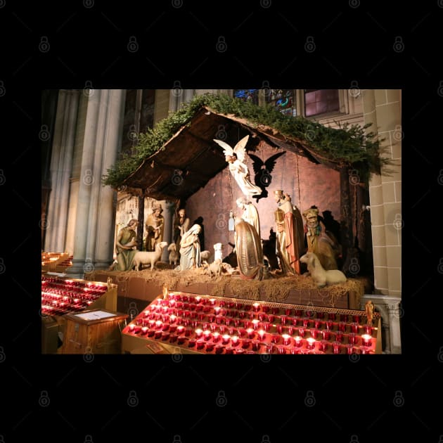 Nativity Scene in St. Patrick's Cathedral, NYC by Christine aka stine1