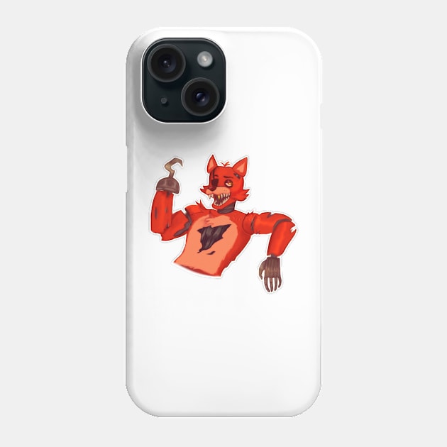 Foxy the fox Phone Case by secrettps