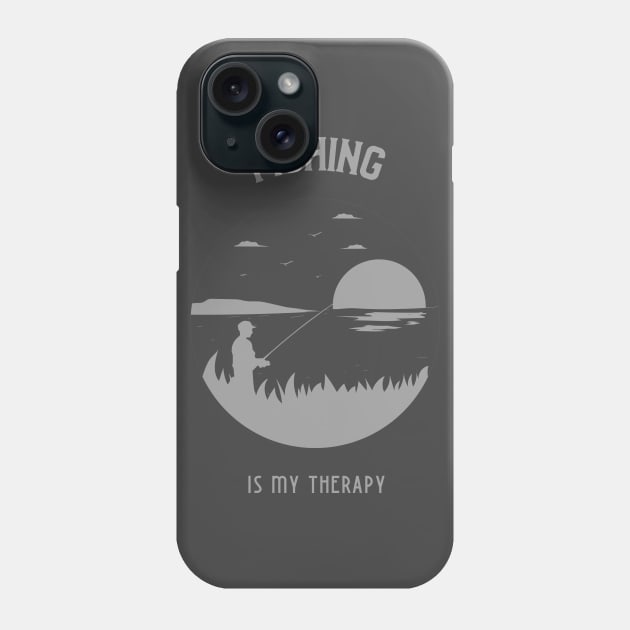 Fishing is my therapy 7 Phone Case by Cectees