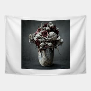 A Still Life of A Dystopian Bouquet Tapestry