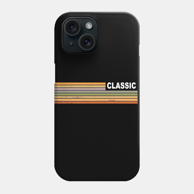 Classic shirt, vintage retro, gift idea Phone Case by Hercules t shirt shop