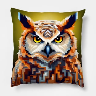 Pixel Owl Pillow